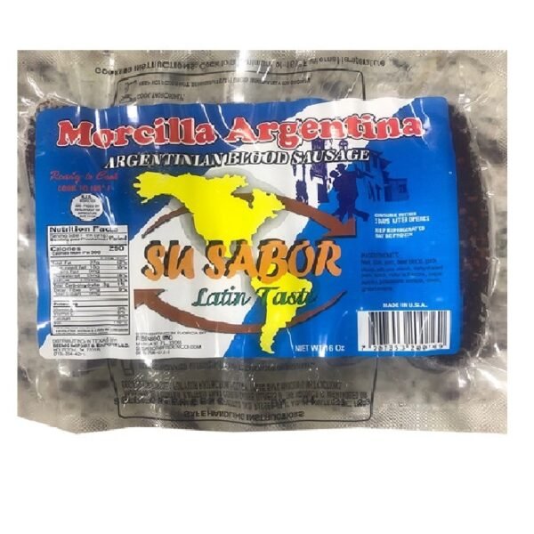 morcilla Morcilla Argentina Su Sabor x 16oz | Caj. 10 UND